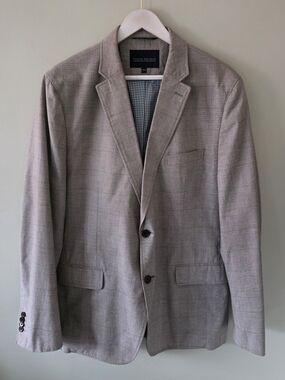 NWOT Banana Republic 44R Old Money Spring Preppy Glen Plaid Houndsooth Blazer